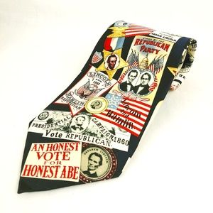 Republican Museum Artifacts President Lincoln Tie